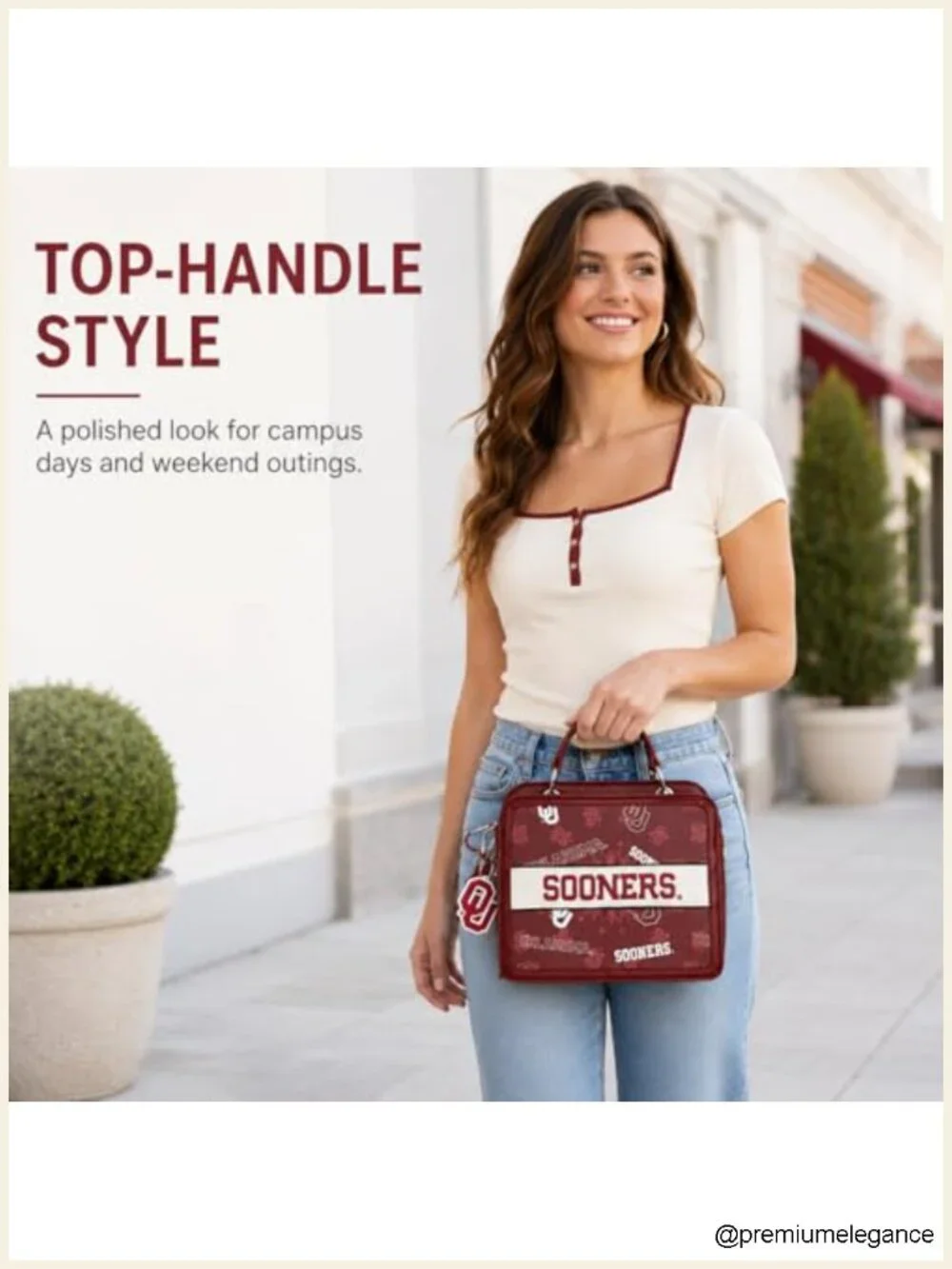 Vegan Leather Satchel Handbag with Detachable Shoulder Strap